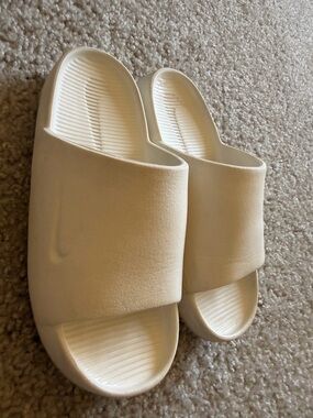 Nike Kids Cream Slide Sandals